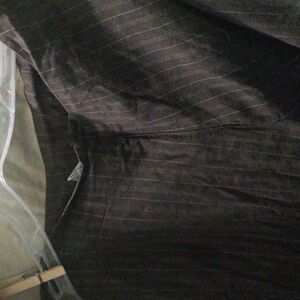 Spirit house bubble pants with pinstripe size L.  Artistic details abound!